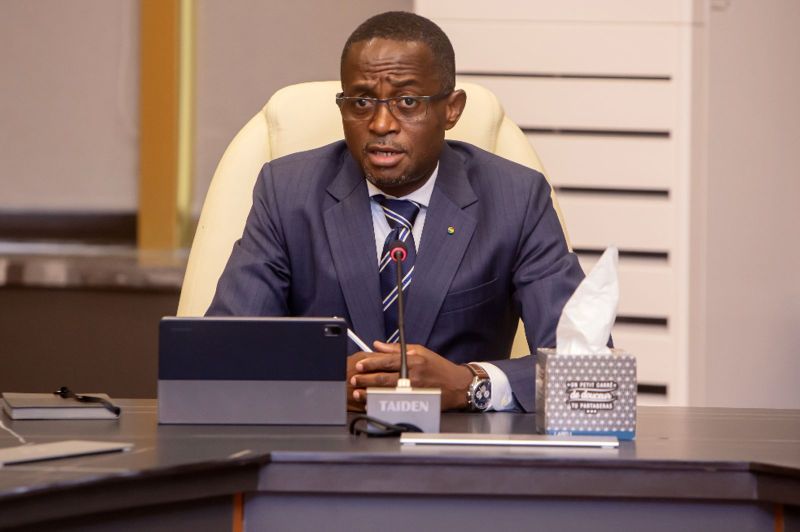 Minister of Mines and Geological Resources, Sosthène Nguema Nguema.
