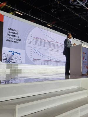 Guest speaker, Mzila Mthenjane, CEO Minerals Council South Africa.